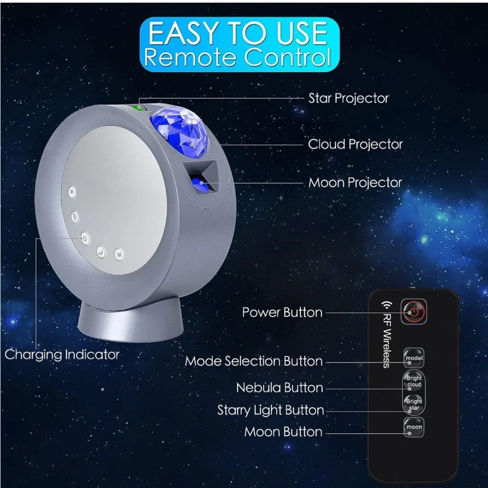 Very cool LED star projector lights